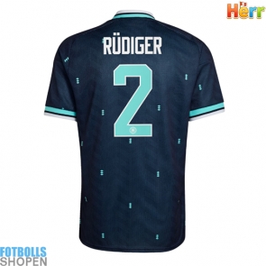 Billiga Tyskland Antonio Rudiger #2 Bortatröja VM 2026 Kortärmad